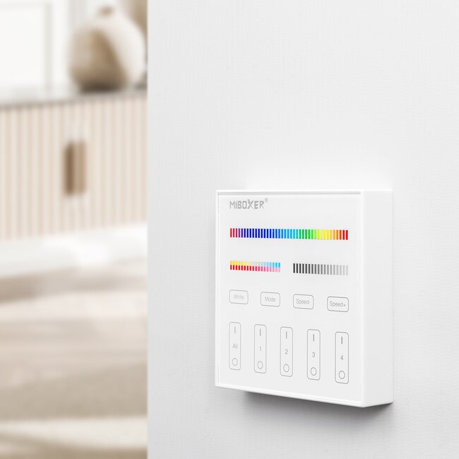 LED breedstraler I gevelverlichting 100w RGB+CCT wifi aansturing 8500 lumen - Het LED Warenhuis