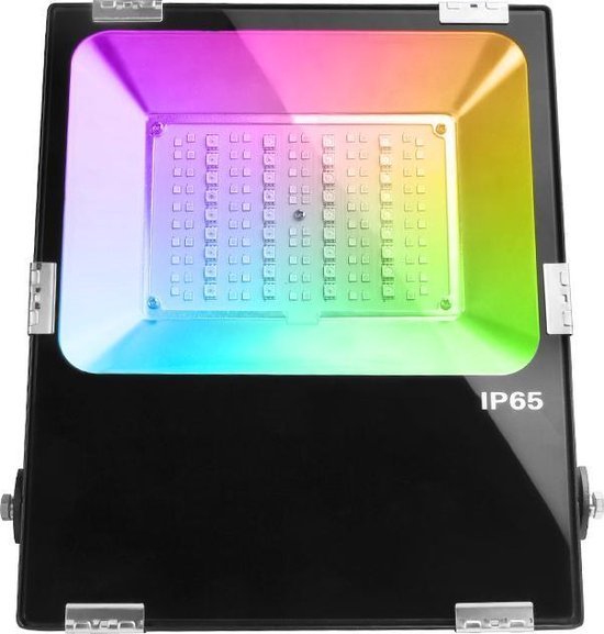 LED breedstraler I gevelverlichting 100w RGB+CCT wifi aansturing 8500 lumen - Het LED Warenhuis