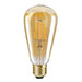 6 Watt E27 LED Filament Lamp ST64 2100K Amber - Het LED Warenhuis