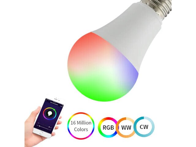 E27 Gloeilamp model RGB smartlamp - Het LED Warenhuis