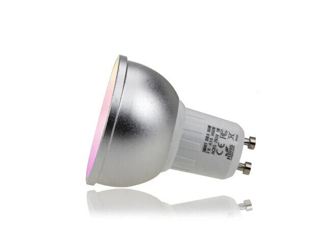 WiFi Slimme spotlight GU10 5W kleur + wit (RGB+CCT) - Het LED Warenhuis